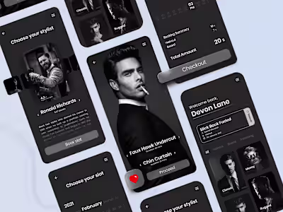 Saloon App Design