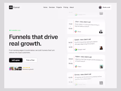 Fynnel — Brand Website & Design System