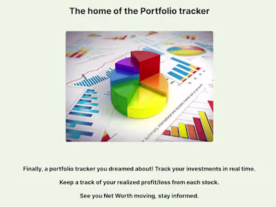 Portfolio tracker