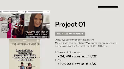 Leo Baeck Institute Bespoke Content