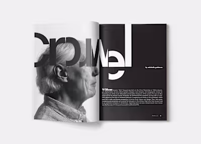 Wim Crouwel - Magazine Spreads