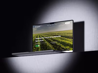 Modern Agricultural Website Design