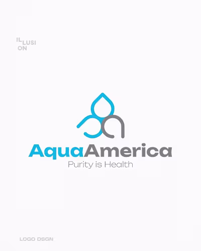 Logo Design for Aqua America
