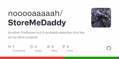 nooooaaaaah/StoreMeDaddy
