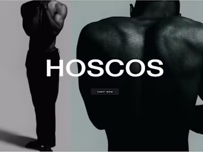 HOSCOS fashion brand identity 
