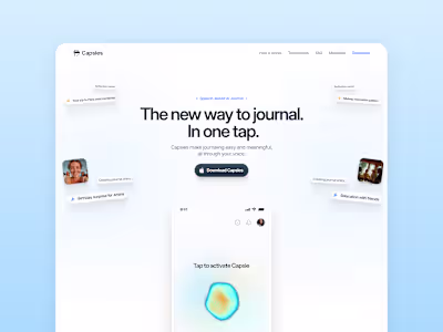 Capsles: Framer Design & Development