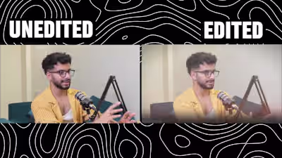 Editing Short form and long form of content 