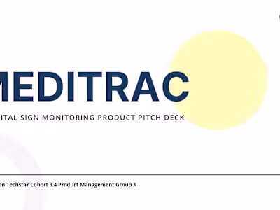 Presentation Slides for MediTrac
