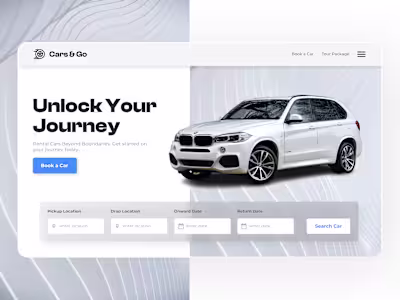 Car rental website