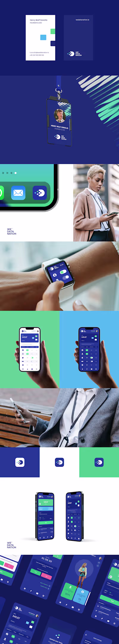 WeDataNation | Branding UI Design