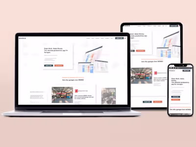 Website for Saas Company