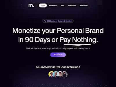 Merakie Media: Website Design & Development in Framer