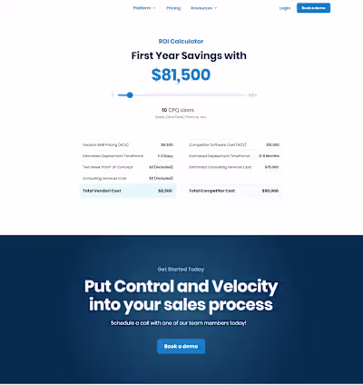 ROI Calculator (via Distributed) 