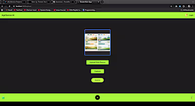 Agrisense, an AI website that