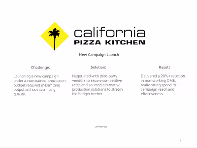 National Campaign Launch – Creative Project Management