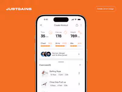 Justgains | Mobile App Design