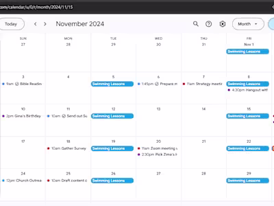 Optimized Google Calendar for Enhanced Task Management