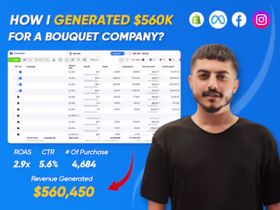 How I Generated $560K for a Bouquet Company?