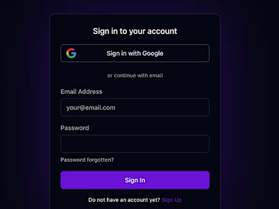 Setup Supabase Authentication with all methods