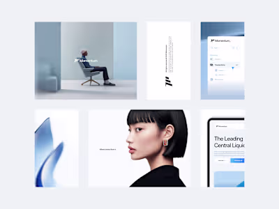 Recently wrapped up the full brand identity for Momentum, a ...
