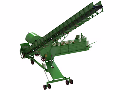 Cotton conveyor machine