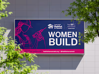 Visual Identity: Habitat for Humanity 2024 Women Build