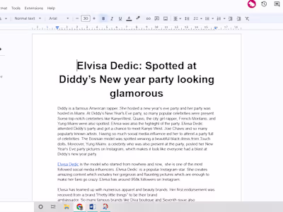 A Glimpse of my Content Writing 