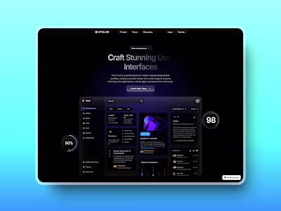 SaaS Landing Page Sample – Framer Expert | UI/UX Designer