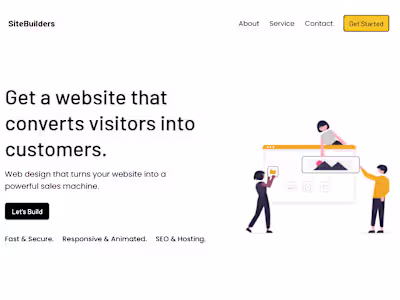 SaaS website