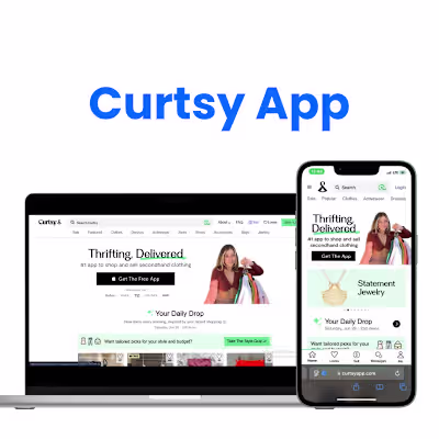 Curtsy is a resale marketplace app that lets users browse, b...