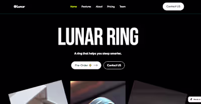 Lunar Health's Smart Ring