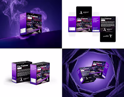 Car Freshener Packaging Design |