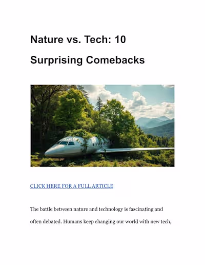 NaturaNature vs. Tech_ 10 Surprising Comebackse .pdf