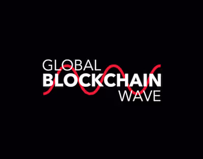 Global Blockchain Wave (Logo & Brand Identity)
