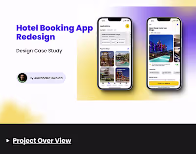 Hotel Booking Mobile App Design