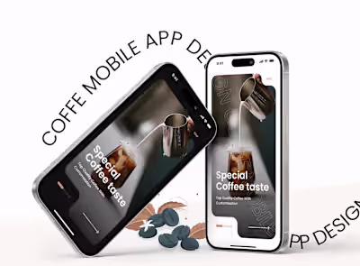 Coffee app design | UX/UI :: Behance