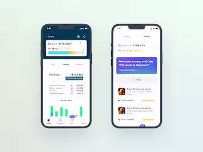 UI Design for Internet Sharing App