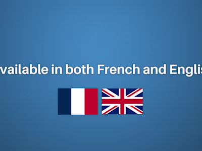 FRENCH AND ENGLISH CUSTOMER SUPPORT