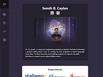 My Portfolio Website (HTML/CSS/JS Only)