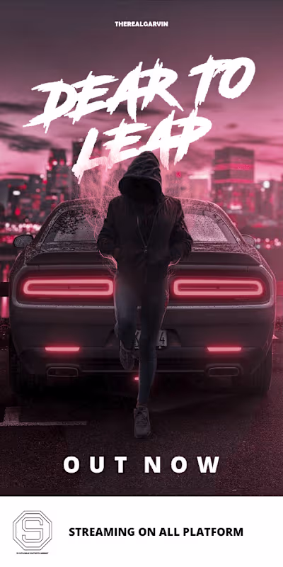 Poster/Album Cover Art for Emerging Rapper