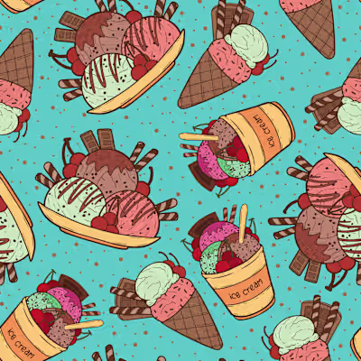 A Fun and Refreshing Ice Cream Design
