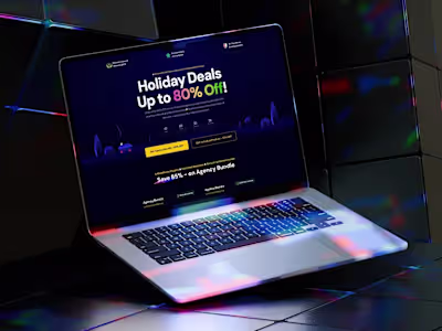 Black Friday - Landing page design