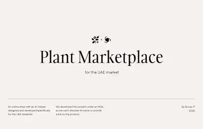 AI Marketplace App Development for the UAE | Ronas IT