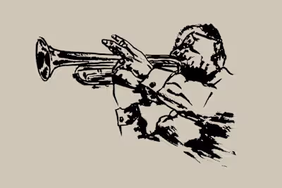 Custom hand-made illustrations for a jazz themed restaurant 🎷🍲