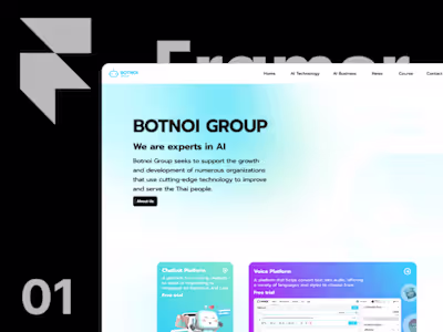 Information Landing - Botnoi Group