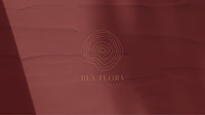 Dea Flora Charming Resort | logo design