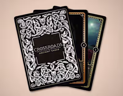 Crossroads Playing Card Back Design