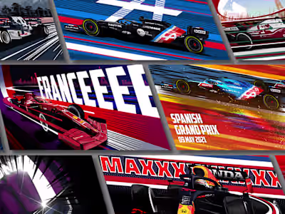 Motorsport Custom Illustrations