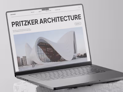 Zaha Hadid: A Visionary Architecture Portfolio in Minimalist Web