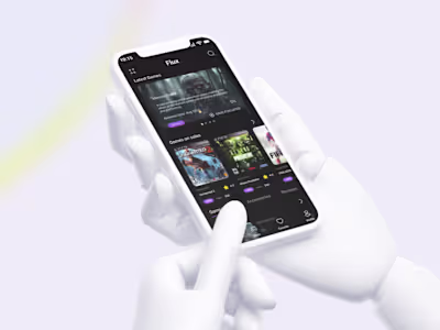 UIUX Design of Flux Game Shopping App
